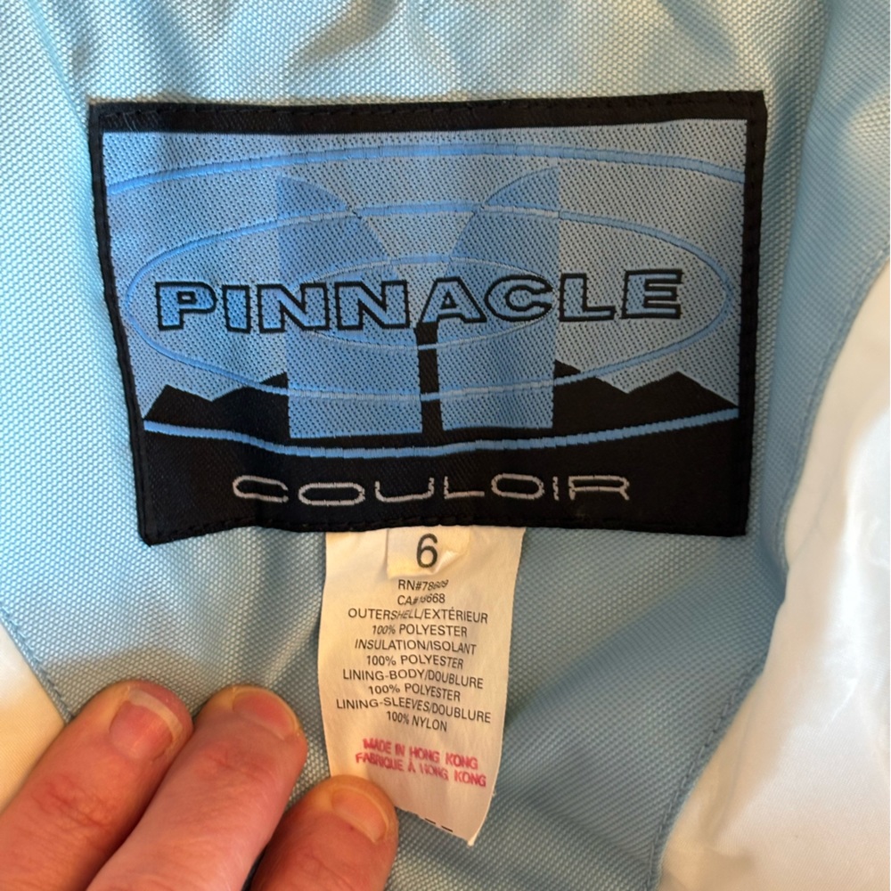 Pinnacle Couloir Blue Insulated Ski Jacket - Picture 11 of 15